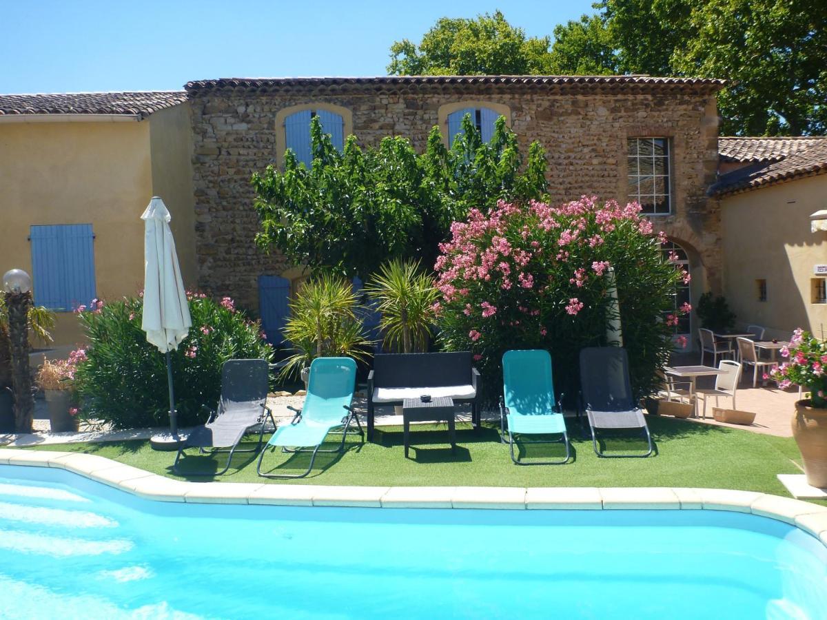 Logis Hotel La Bastide Saint Bach Suze-la-Rousse Eksteriør bilde