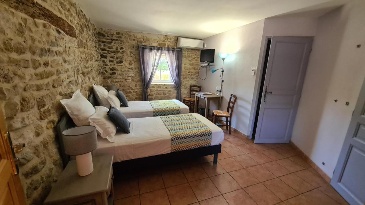 Logis Hotel La Bastide Saint Bach Suze-la-Rousse Eksteriør bilde
