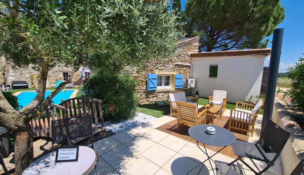Logis Hotel La Bastide Saint Bach Suze-la-Rousse Eksteriør bilde